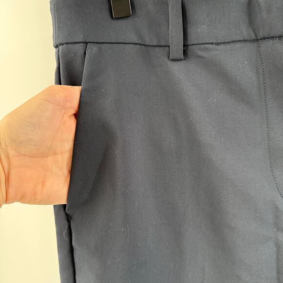 H&M Pants Women's Size 10 NWT Dark Navy Business Office Work Slacks Stretch - Picture 7 of 16